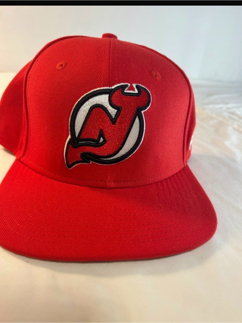 Red Kids Baseball Cap with Team Logo